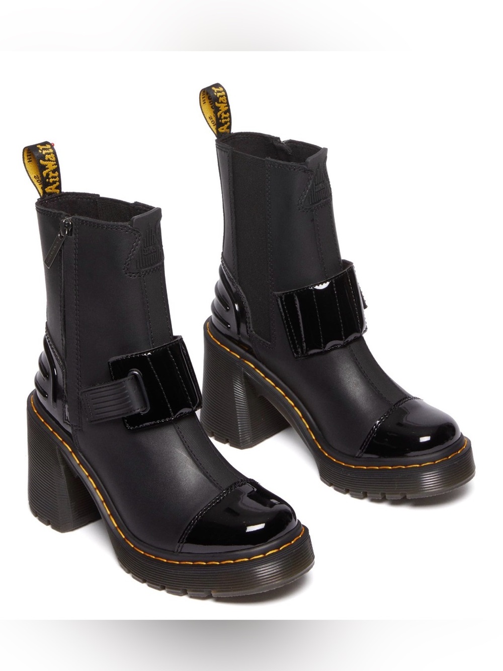 Dr. Martens Women's Gaya Heeled Chelsea Boot Black size 8